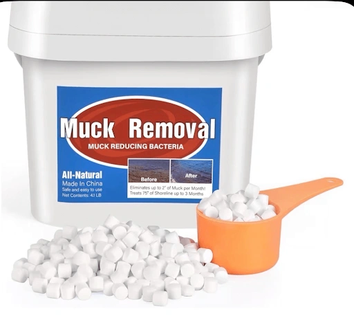 muck removal for pond maintenance