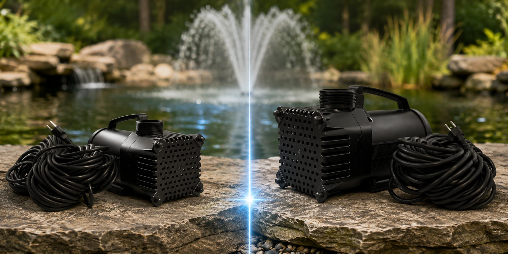 1-3 hp vs 1-2 hp pond fountain pump