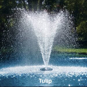 Floating Pond Fountain with 1 HP 8000 GPH Pump 110/120V