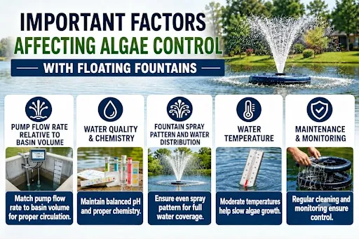 important factors affecting algae control